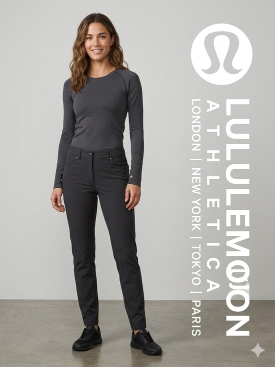 lululemon athletica Pants - lululemon athletica Grey 🩶 Straight-Leg Pants Size 2